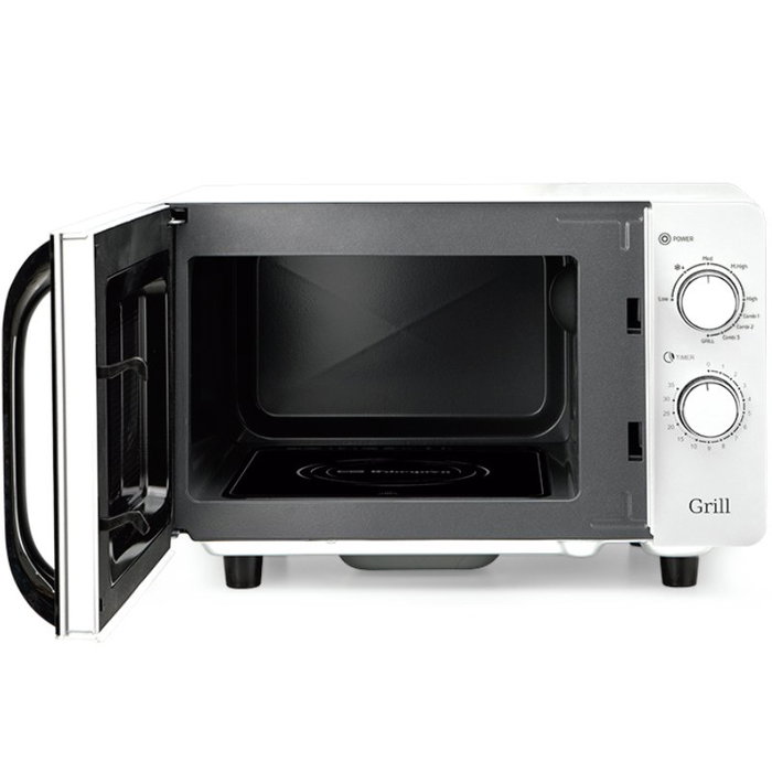 Orbegozo MIG 2070 CE Microondas con Grill, 20L, 700W, Blanco y Negro